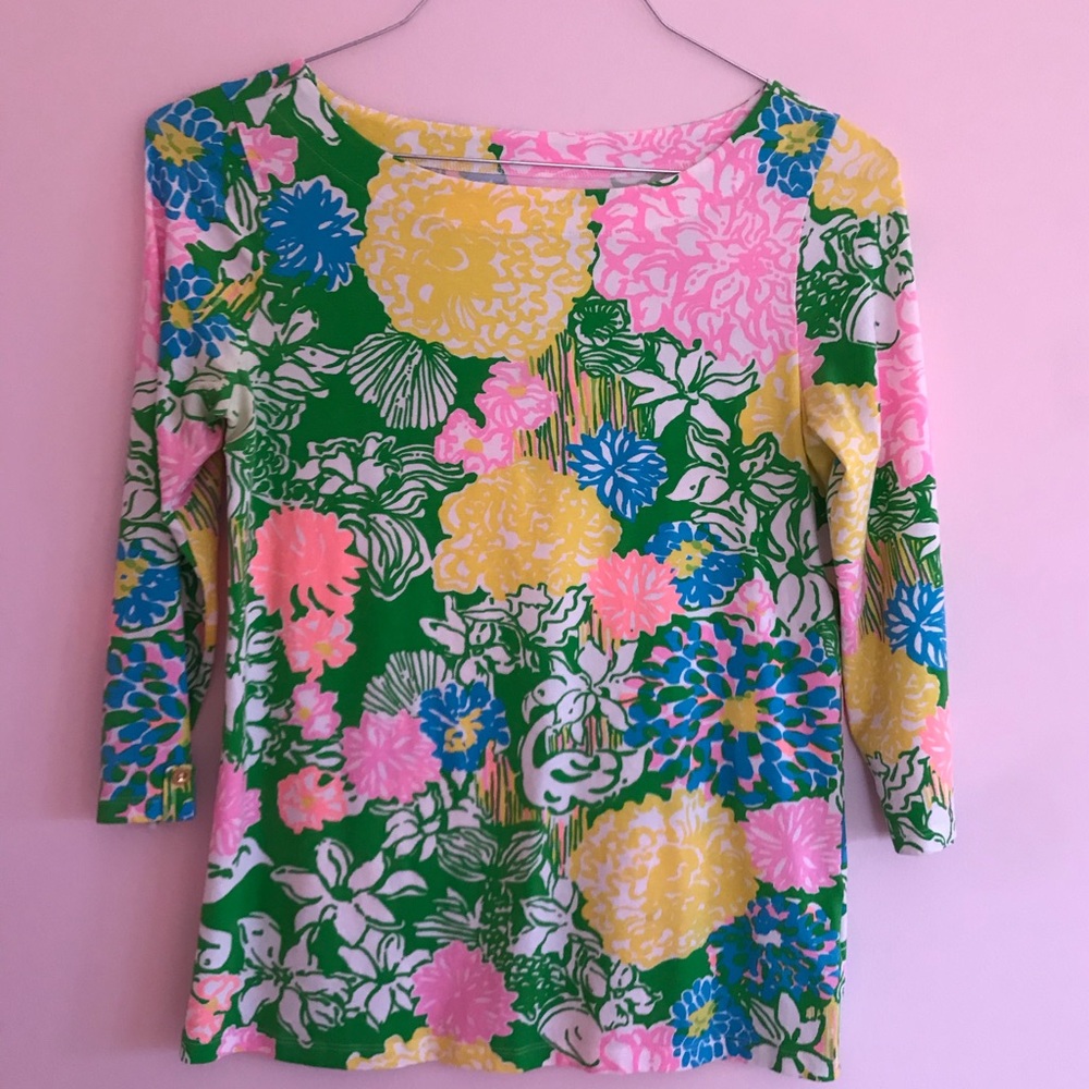 Hibiscus Stroll Juline Top